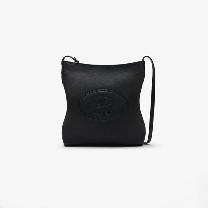 burberry small highlands leather shoulder bag